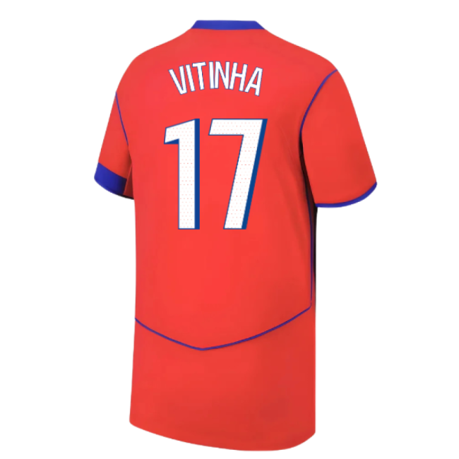 2025-2026 PSG Third Shirt (Kids) (Vitinha 17)-Vantage Point Soccer